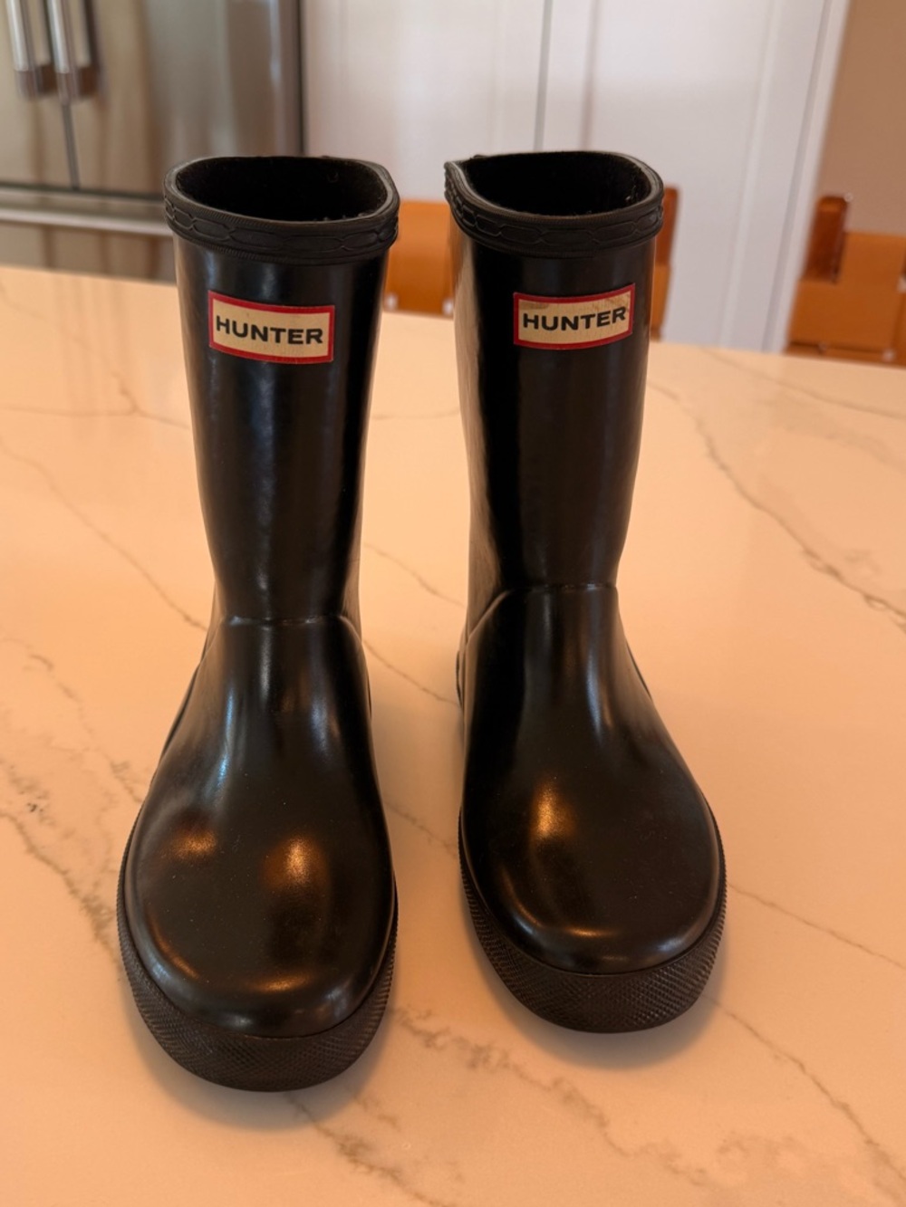 Hunter Kids Classic Black Rain Boots size 12/13